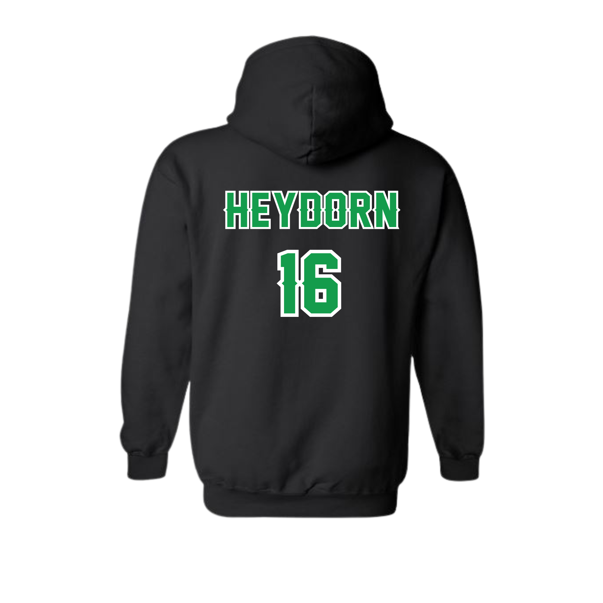 The Rattlers Hoodie - Green Letters