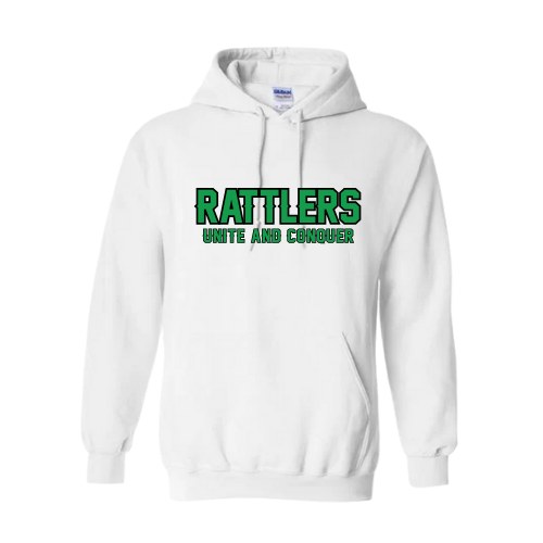 The Rattlers Hoodie - Green Letters