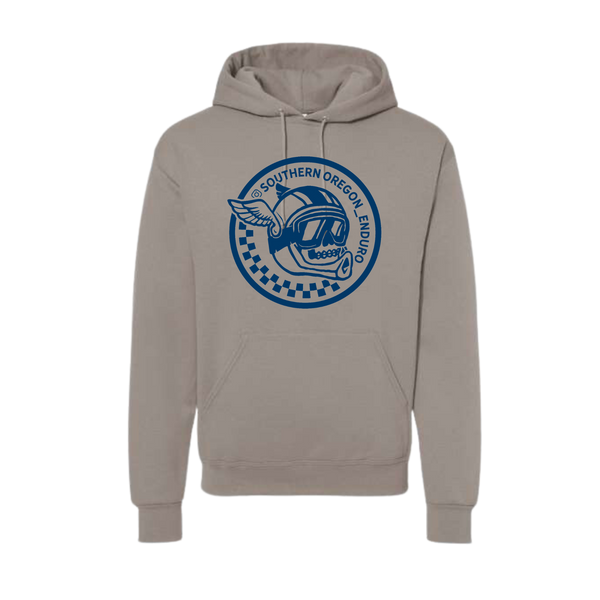 Enduro Skull Hoodie - Grey