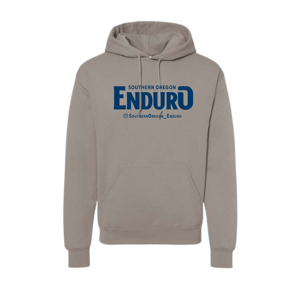 Enduro Logo Hoodie - Grey/Blue