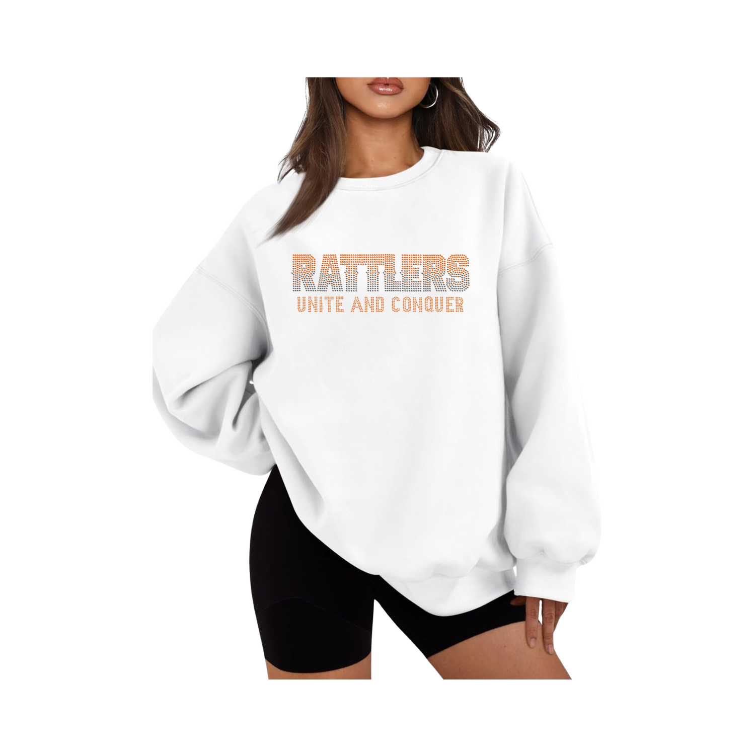 Rattlers Rhinestone Oversized Sweatshirt