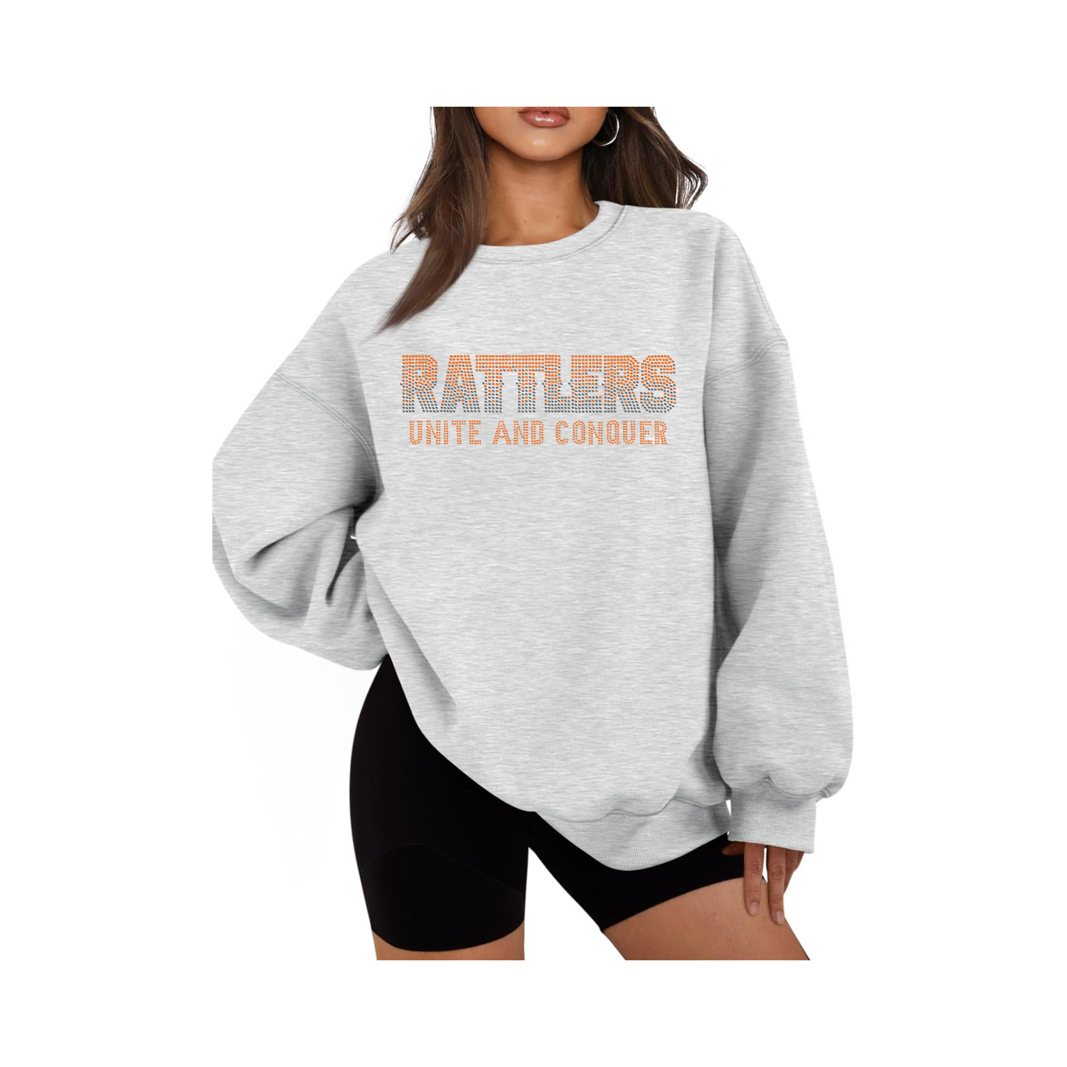 Rattlers Rhinestone Oversized Sweatshirt