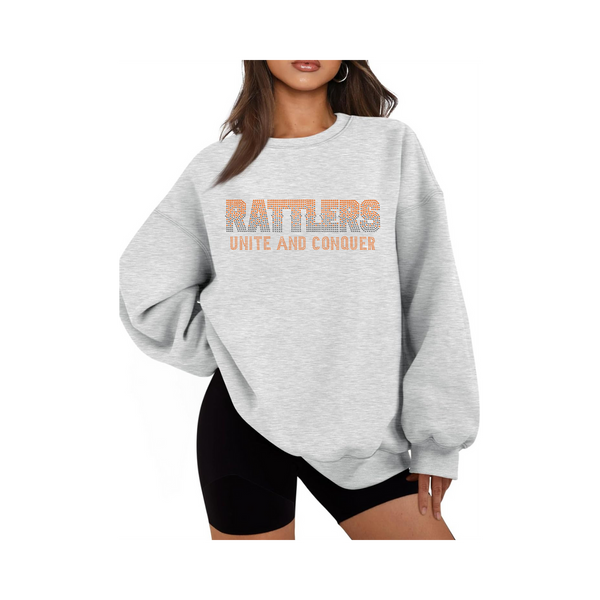 Rattlers Rhinestone Oversized Sweatshirt