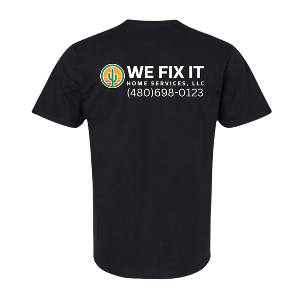 We Fix It Short Sleeve Shirt  - Black