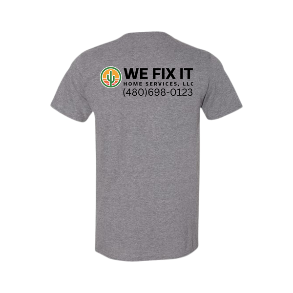 We Fix It Short Sleeve Shirt  - Grey